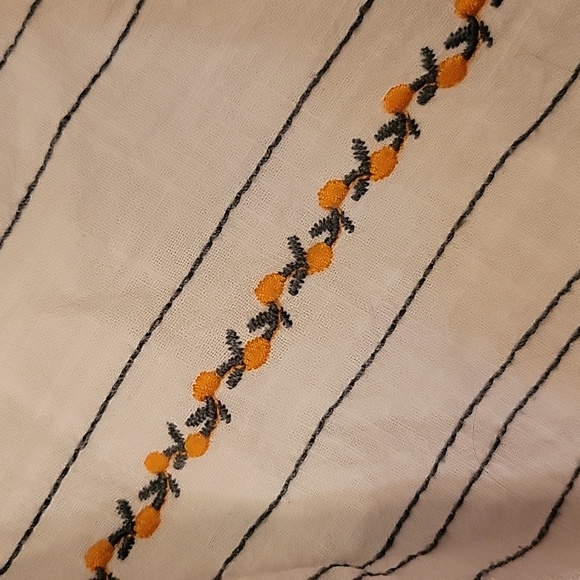 Anthropologie Maeve Cropped Keyhole-Back Top - Picture 2 of 7